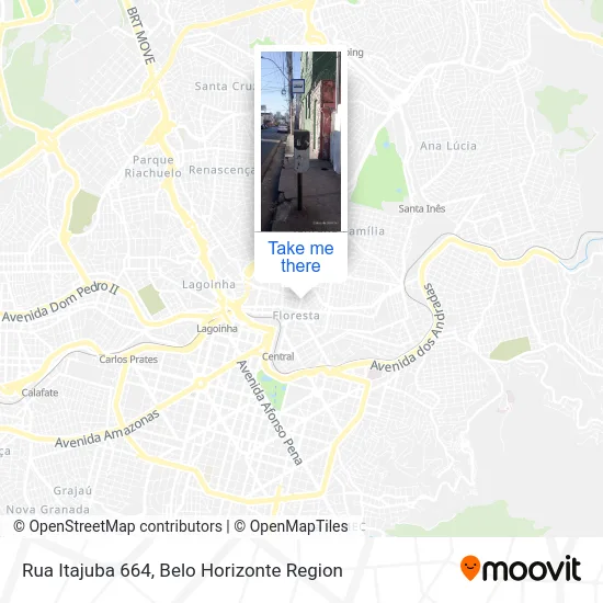 Rua Itajuba 664 map