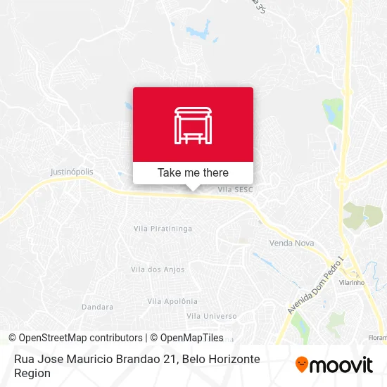 Rua Jose Mauricio Brandao 21 map