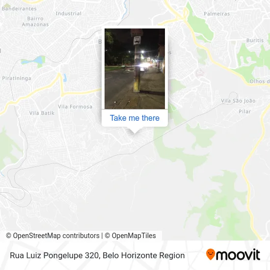 Rua Luiz Pongelupe 320 map