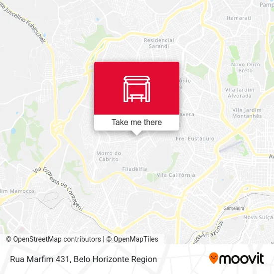 Rua Marfim 431 map