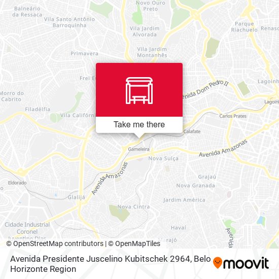 Mapa Avenida Presidente Juscelino Kubitschek 2964