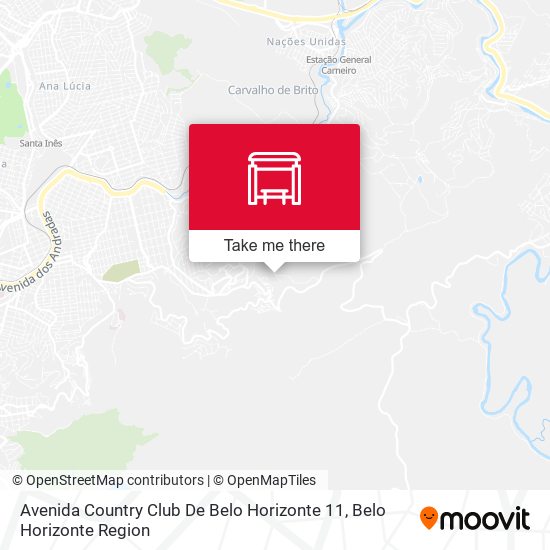 Avenida Country Club De Belo Horizonte 11 map