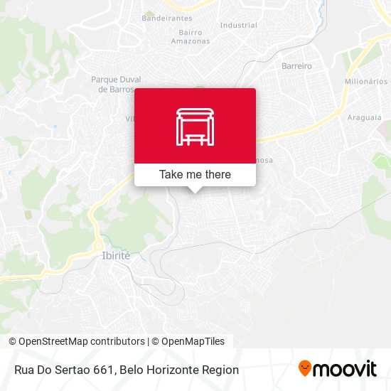 Rua Do Sertao 661 map