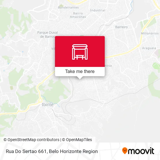 Rua Do Sertao 661 map