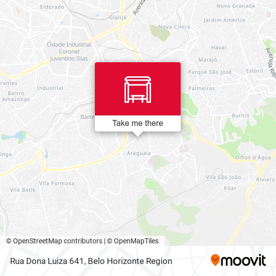 Rua Dona Luiza 641 map