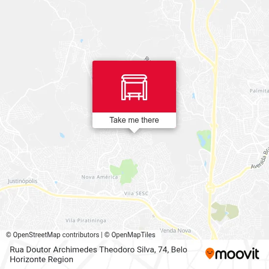 Rua Doutor Archimedes Theodoro Silva, 74 map