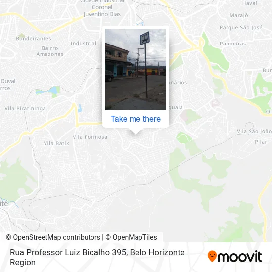 Rua Professor Luiz Bicalho 395 map