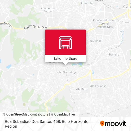 Rua Sebastiao Dos Santos 458 map