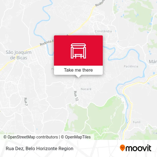 Rua Dez map