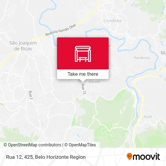 Rua 12, 425 map