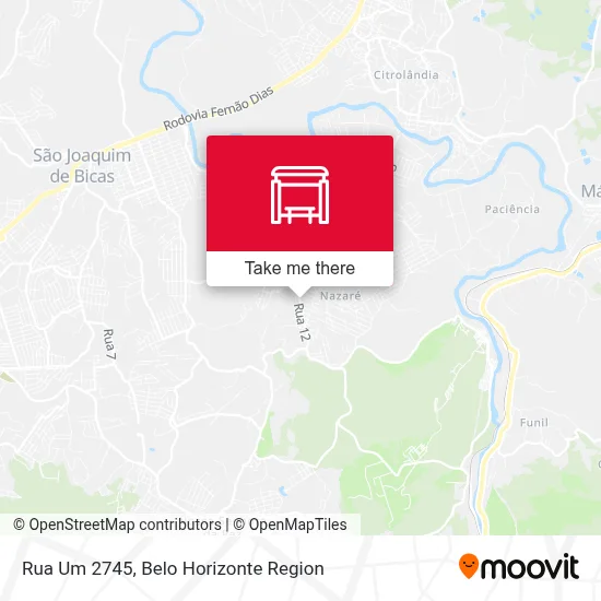 Rua Um 2745 map