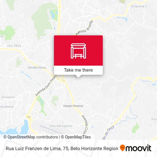 Rua Luiz Franzen de Lima, 75 map