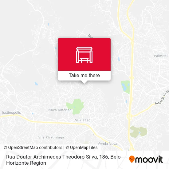 Rua Doutor Archimedes Theodoro Silva, 186 map