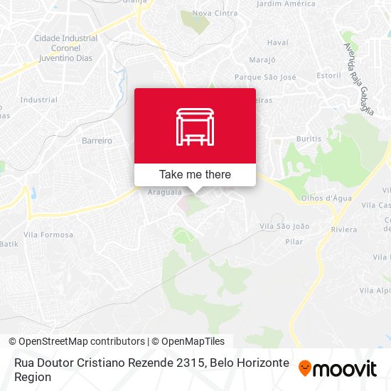 Rua Doutor Cristiano Rezende 2315 map