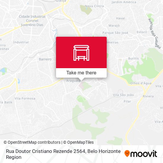 Rua Doutor Cristiano Rezende 2564 map