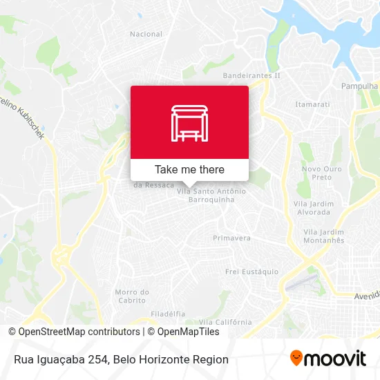 Rua Iguaçaba 254 map