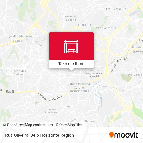 Rua Oliveira map