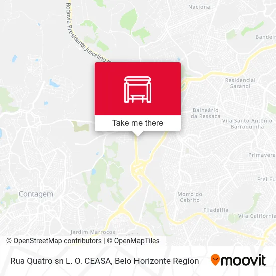 Rua Quatro sn L. O. CEASA map