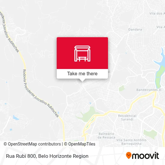 Rua Rubi 800 map