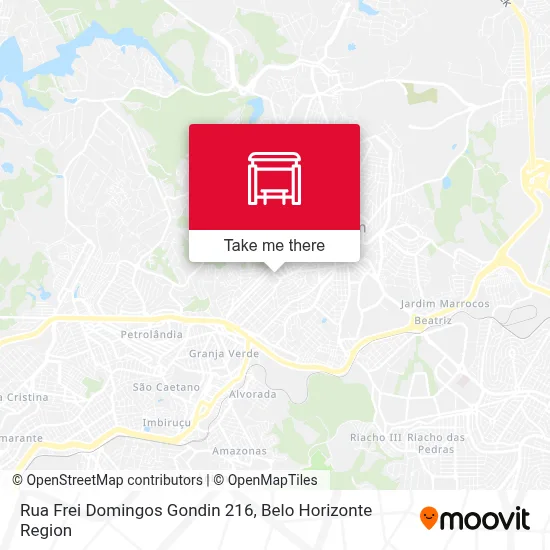 Rua Frei Domingos Gondin 216 map