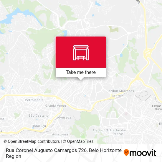 Rua Coronel Augusto Camargos 726 map