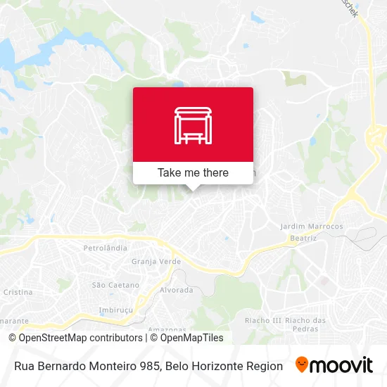 Rua Bernardo Monteiro 985 map