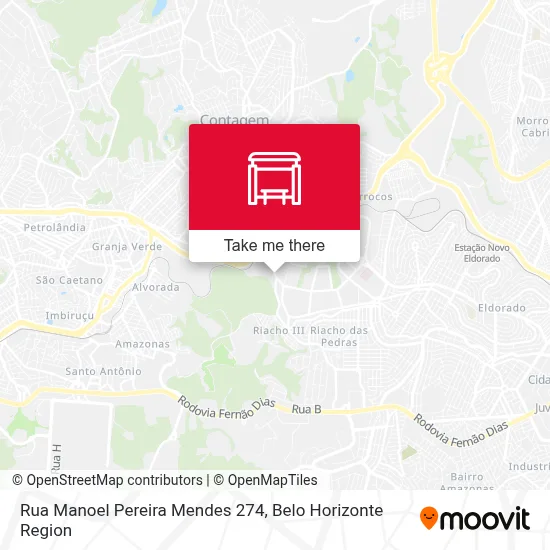 Rua Manoel Pereira Mendes 274 map