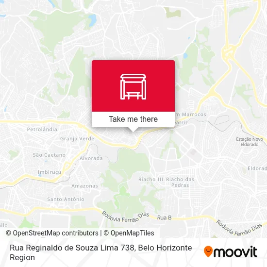 Rua Reginaldo de Souza Lima 738 map