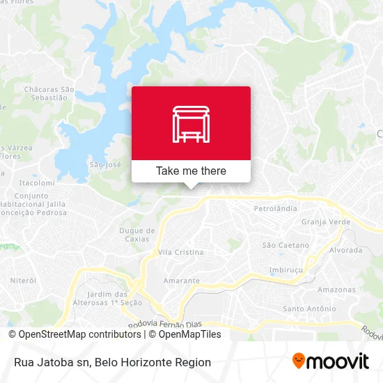 Rua Jatoba sn map