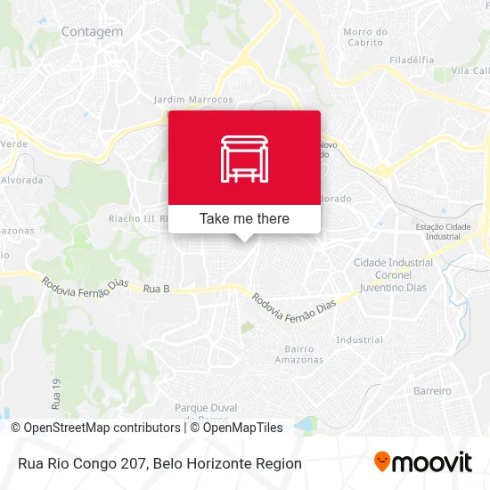 Rua Rio Congo 207 map
