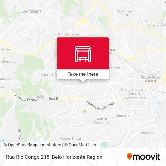 Rua Rio Congo 218 map