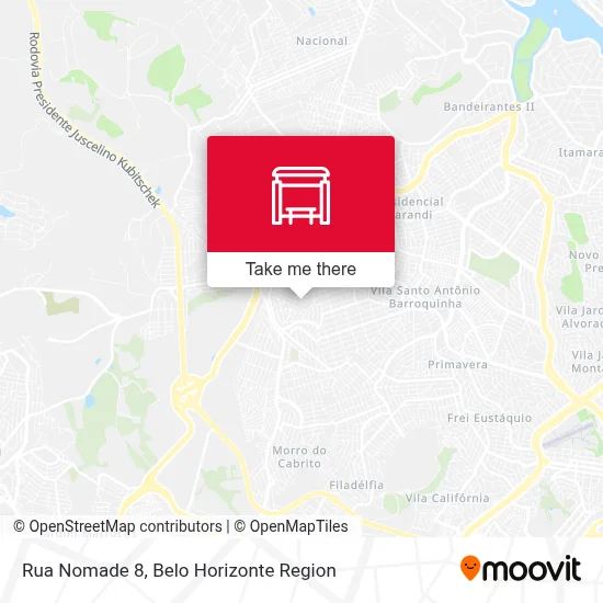 Rua Nomade 8 map
