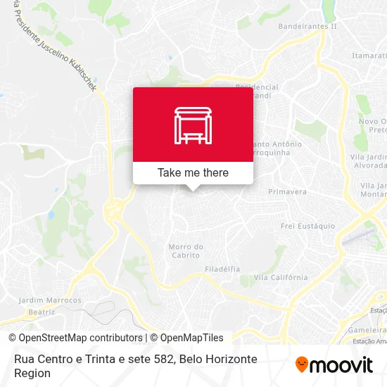 Rua Centro e Trinta e sete 582 map