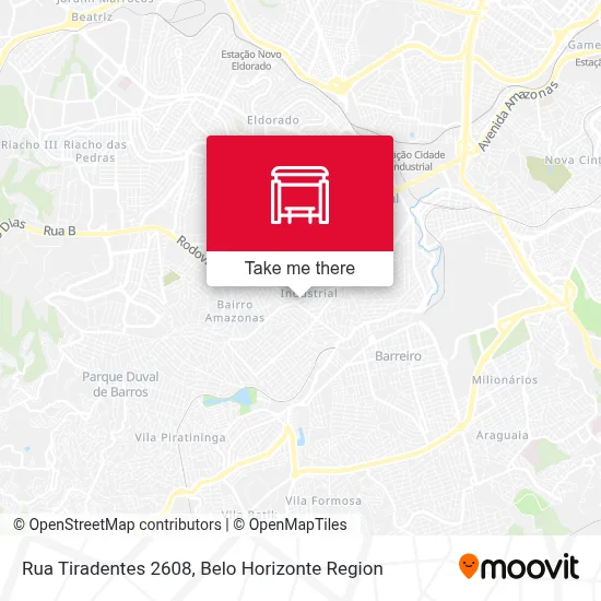 Rua Tiradentes 2608 map
