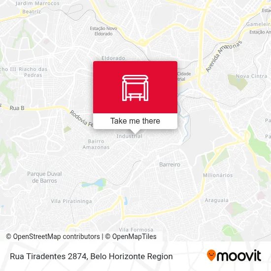 Rua Tiradentes 2874 map