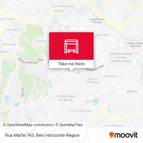 Rua Marte 743 map