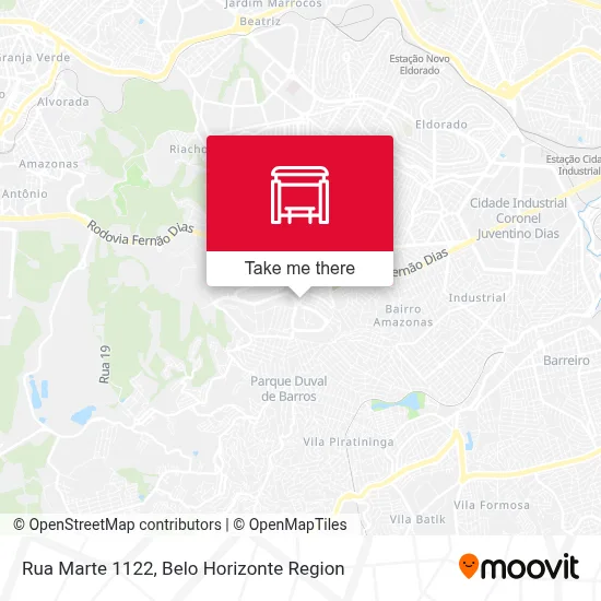 Rua Marte 1122 map