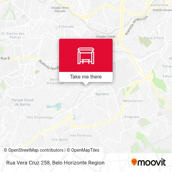 Rua Vera Cruz 258 map