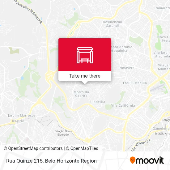 Rua Quinze 215 map
