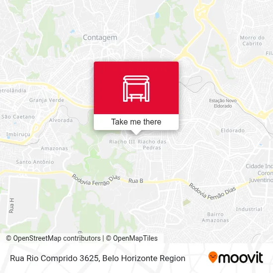 Rua Rio Comprido 3625 map