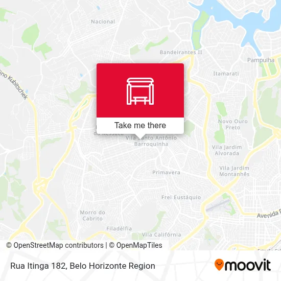 Rua Itinga 182 map