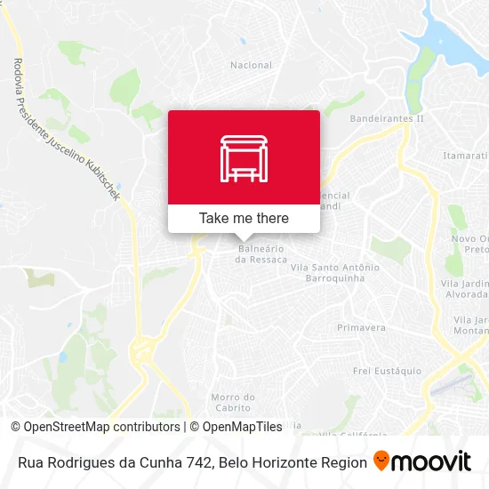 Rua Rodrigues da Cunha 742 map