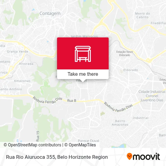 Rua Rio Aiuruoca 355 map