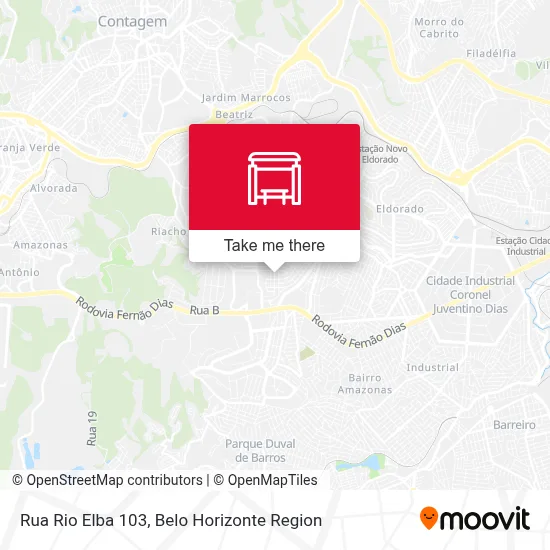 Rua Rio Elba 103 map