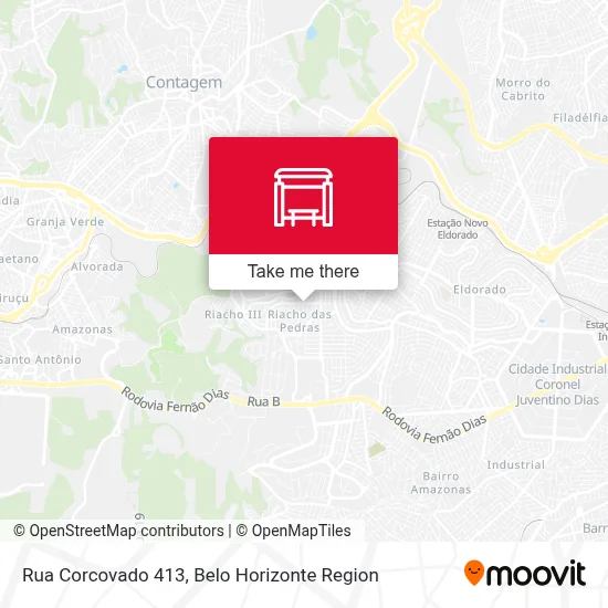 Rua Corcovado 413 map