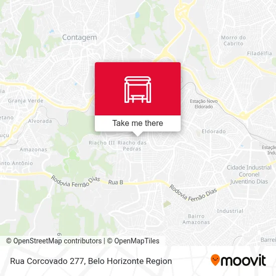 Rua Corcovado 277 map