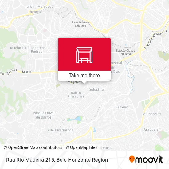 Rua Rio Madeira 215 map