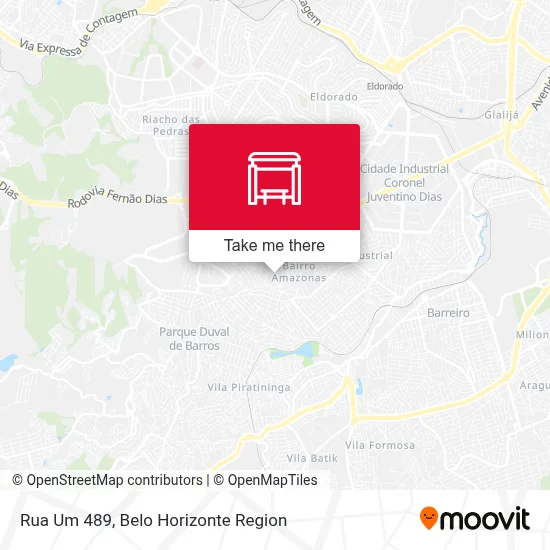Rua Um 489 map