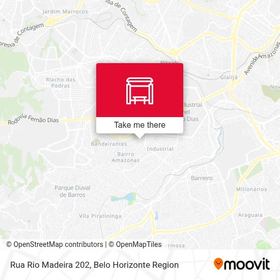 Rua Rio Madeira 202 map