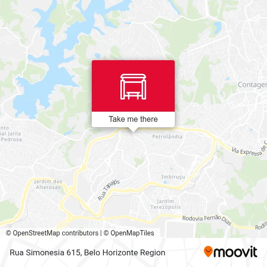 Rua Simonesia 615 map